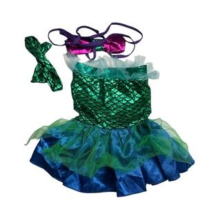 Mermaid Costume for Kids - Green and Blue